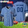 NFL Tennessee Titans Logo Team Hologram Pattern Design Baseball Jersey