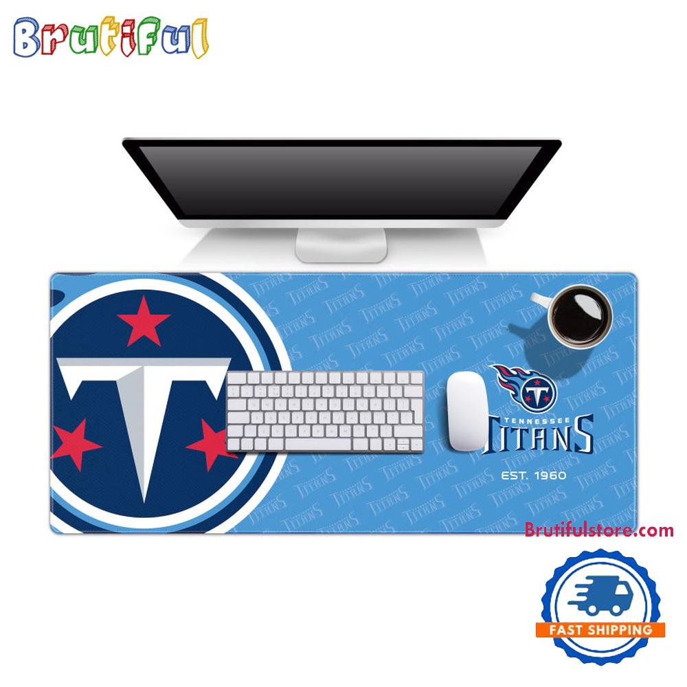 NFL Tennessee Titans Mouse Mats, Football Logo Series Desk Mouse Pad