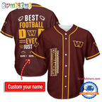 NFL Washington Commanders Best Dad Ever Baseball Jersey
