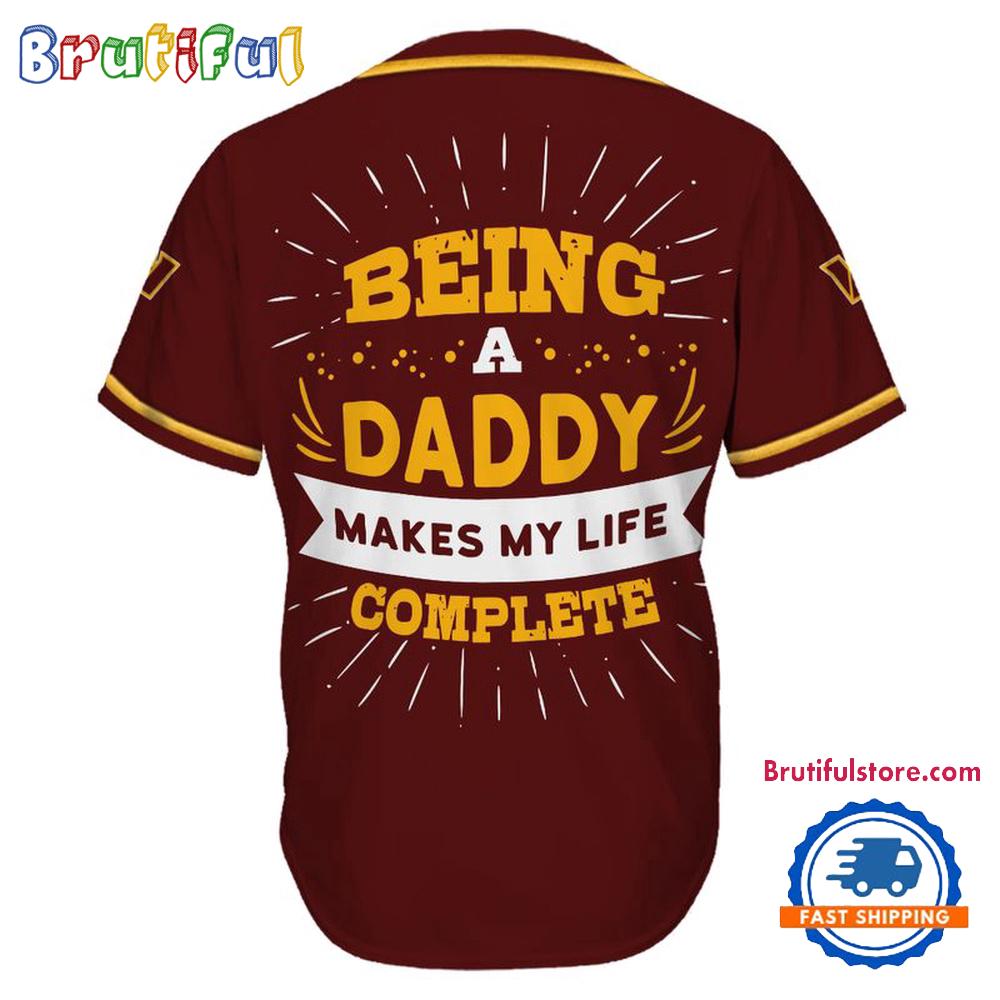NFL Washington Commanders Football Being A Daddy Father’s Day Baseball Jersey