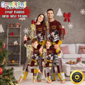 NFL Washington Commanders Pajamas Mickey Mouse For Family Custom Name Pajamas