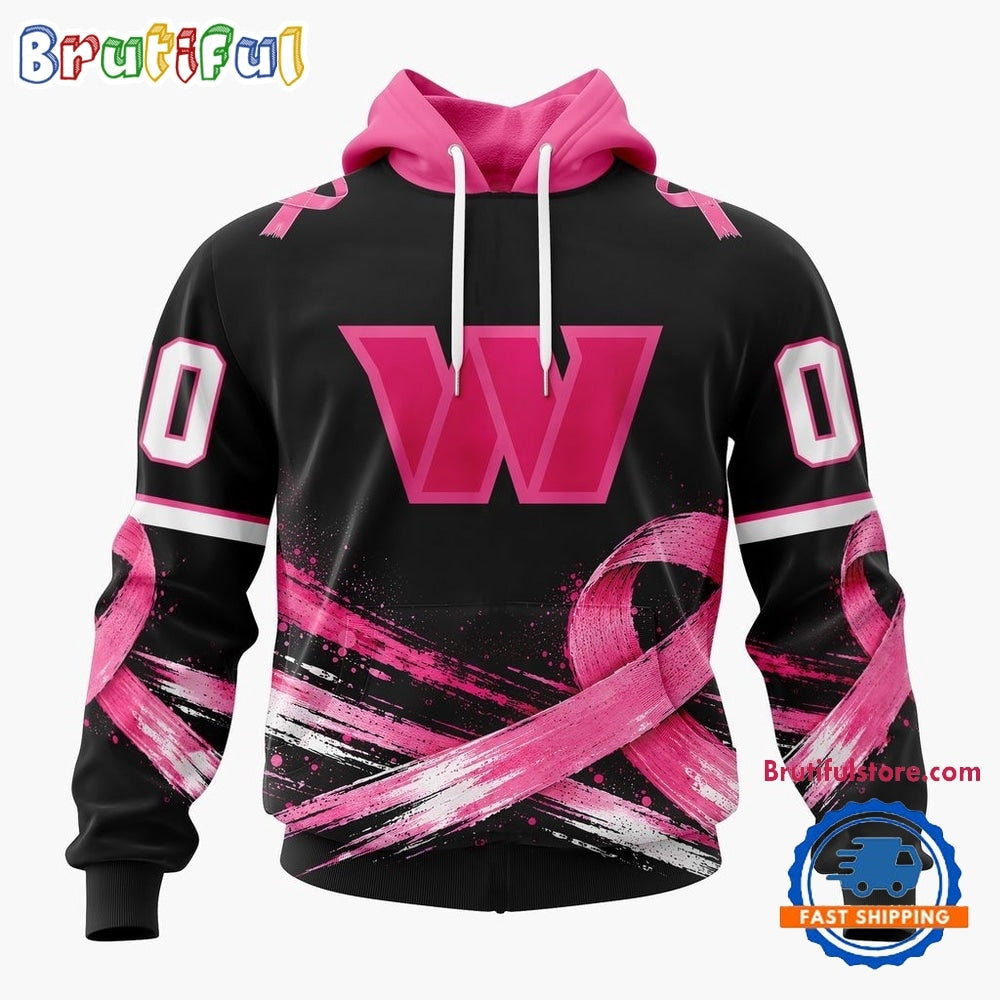 NFL Washington Commanders Personalized Pink Fights Breast Cancer 2026 Design Hoodie, TShirt, Sweatshirt
