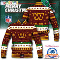 NFL Washington Commanders Snow Xmas Tree Christmas Custom Baseball Jacket
