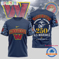 NFL Washington Commanders US Marines 250 Years Est.1775 Unisex 3D T Shirt