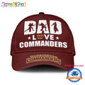 NFL Washington Football Team Dad Love Best Father’s Day Baseball Cap