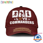 NFL Washington Football Team Dad Love Best Father’s Day Baseball Cap