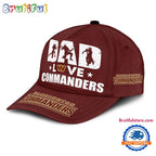 NFL Washington Football Team Dad Love Best Father’s Day Baseball Cap