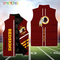 NFL Washington Redskin Football New Season Personalized Sleeveless Down Puffer Jacket