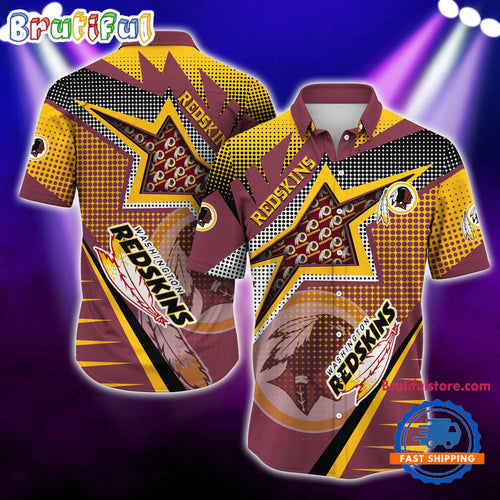 NFL Washington Redskins Special Football Team Star Hawaiian Shirts