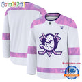 NHL Anaheim Ducks 2024 Hockey Fights Cancer Practice Jersey Shirt