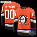 NHL Anaheim Ducks Home Premium Custom Hockey Jersey