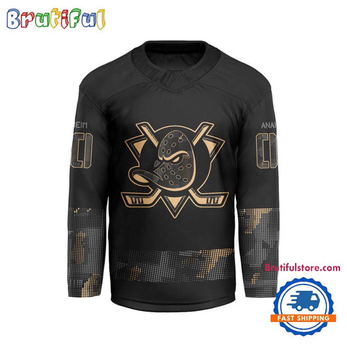 NHL Anaheim Ducks Military Appreciation Design Hockey Jersey