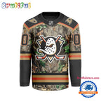 NHL Anaheim Ducks Special Realtree Camo Hunting Hockey Jersey