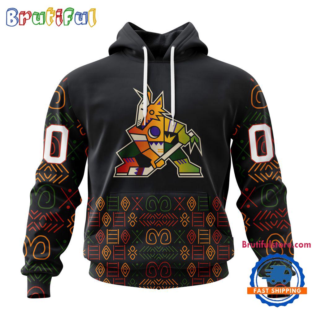 NHL Arizona Coyotes Special Design For Black History Month Hoodie, TShirt, Sweatshirt