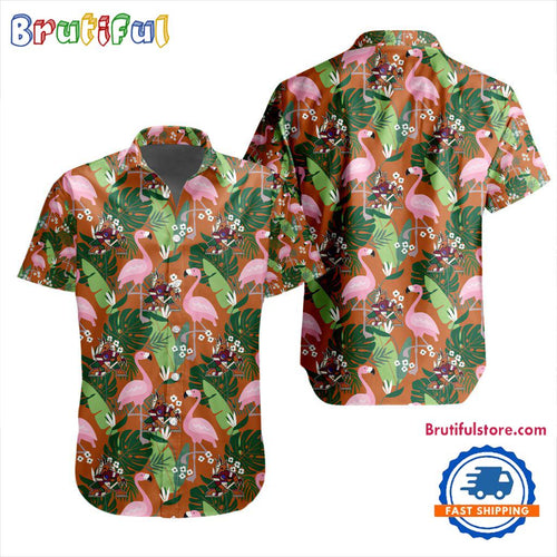 NHL Arizona Coyotes Special Flamingo Hawaiian Design Button Shirt