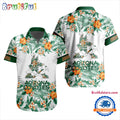 NHL Arizona Coyotes Special Flower Tropical Design Hawaiian Button Shirt