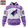 NHL Arizona Coyotes Special Lavender Fight Cancer Hoodie, T Shirt