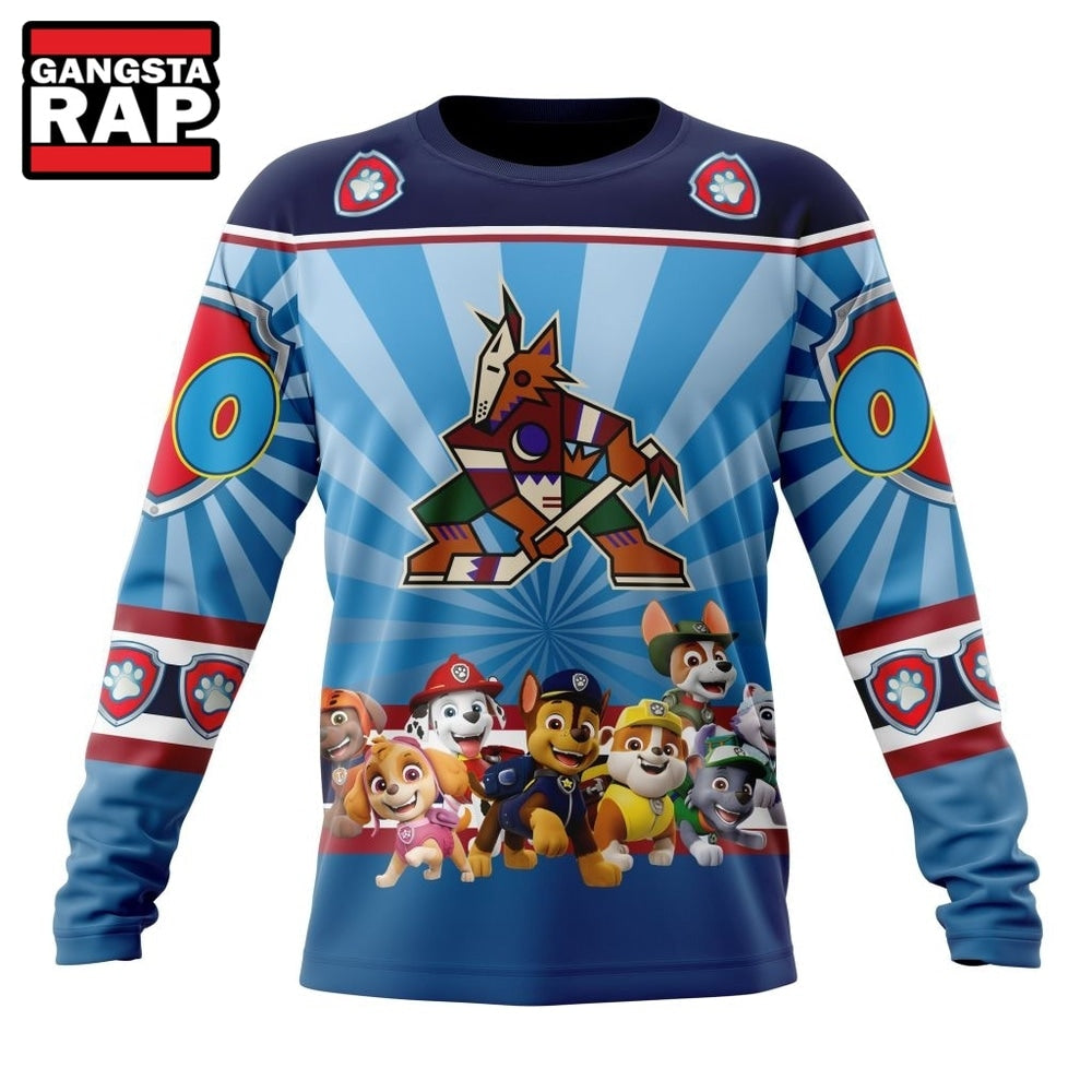 NHL Arizona Coyotes Special Paw Patrol Kits Hoodie, T Shirt