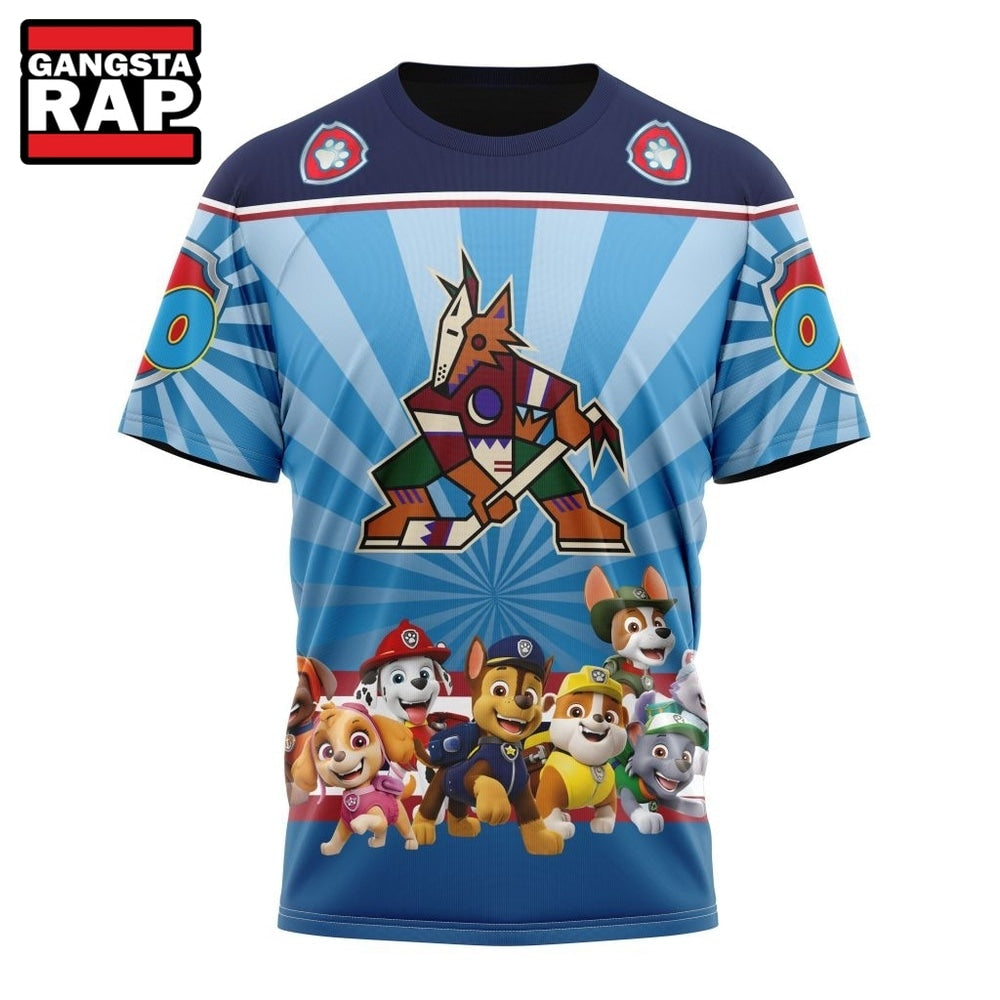 NHL Arizona Coyotes Special Paw Patrol Kits Hoodie, T Shirt