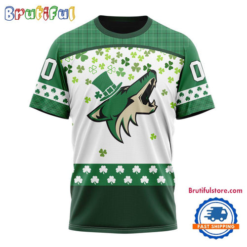 NHL Arizona Coyotes St. Patrick’s Day For Hockey Fans New Design T Shirt