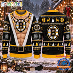 NHL Boston Bruins Funny Body Christmas Ugly Sweater