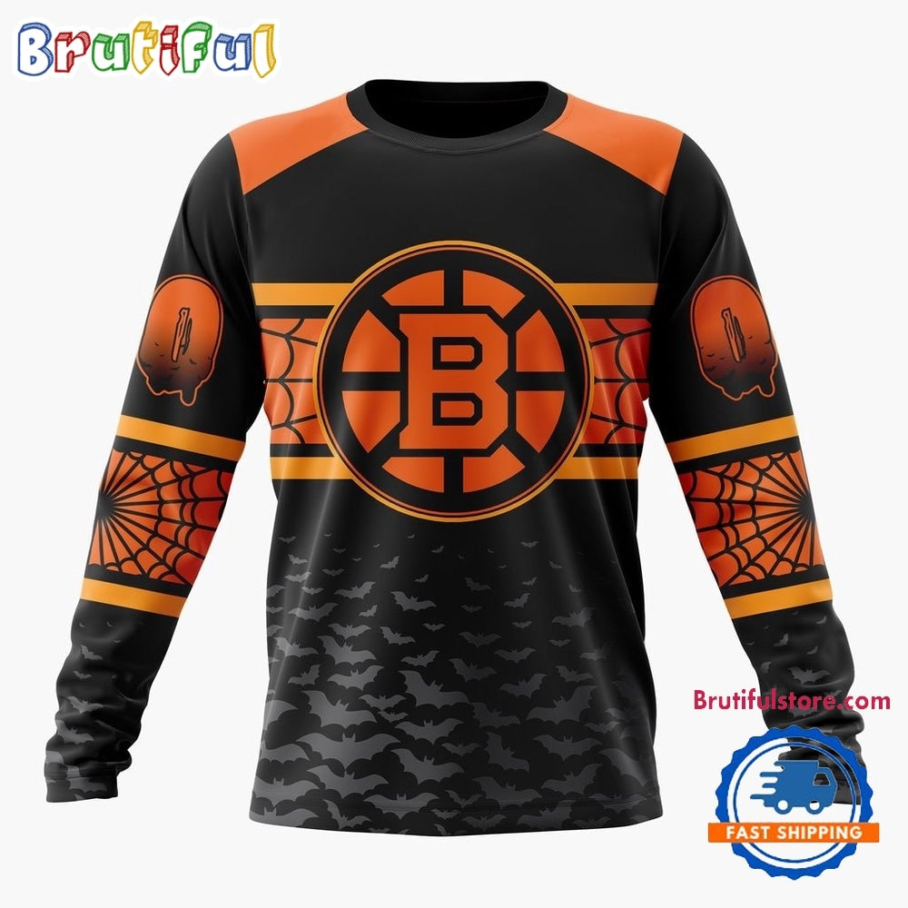 NHL Boston Bruins Halloween Design Personalized Hoodie, T Shirt, Sweatshirt