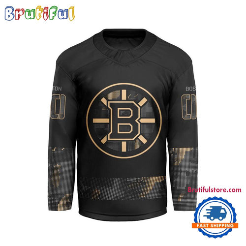 NHL Boston Bruins Military Appreciation Design Hockey Jersey