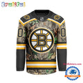 NHL Boston Bruins Special Realtree Camo Hunting Hockey Jersey