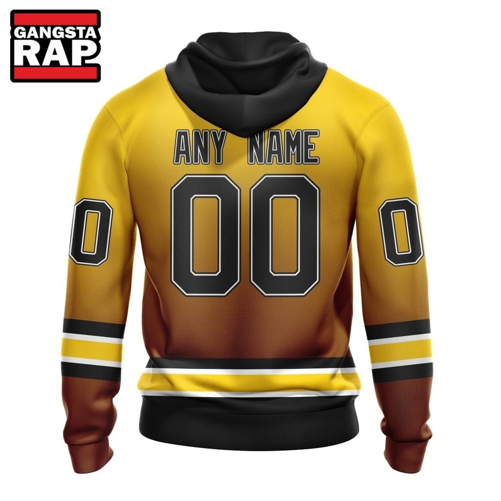 NHL Boston Bruins Special Retro Gradient Design Hoodie, T Shirt