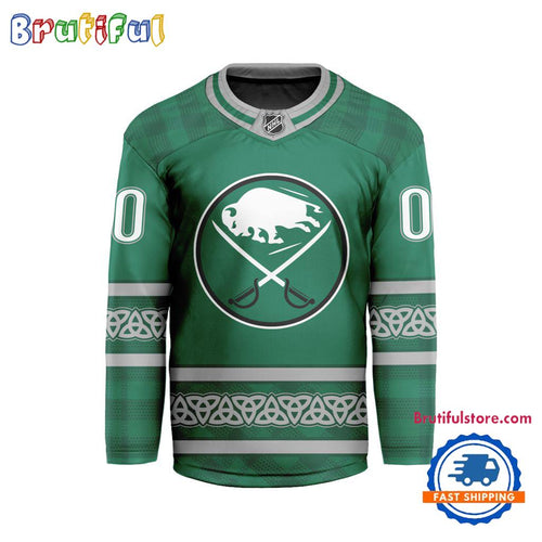 NHL Buffalo Sabres For St.Patrick’s Day Limited New Hockey Jersey