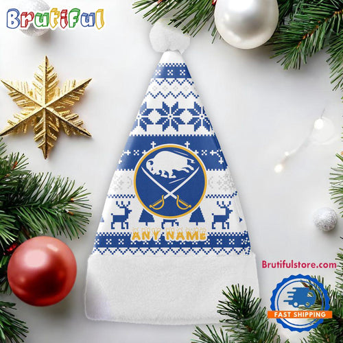 NHL Buffalo Sabres Hockey Team Christmas Hat, Sport Santa Hats, Christmas Hat Gift