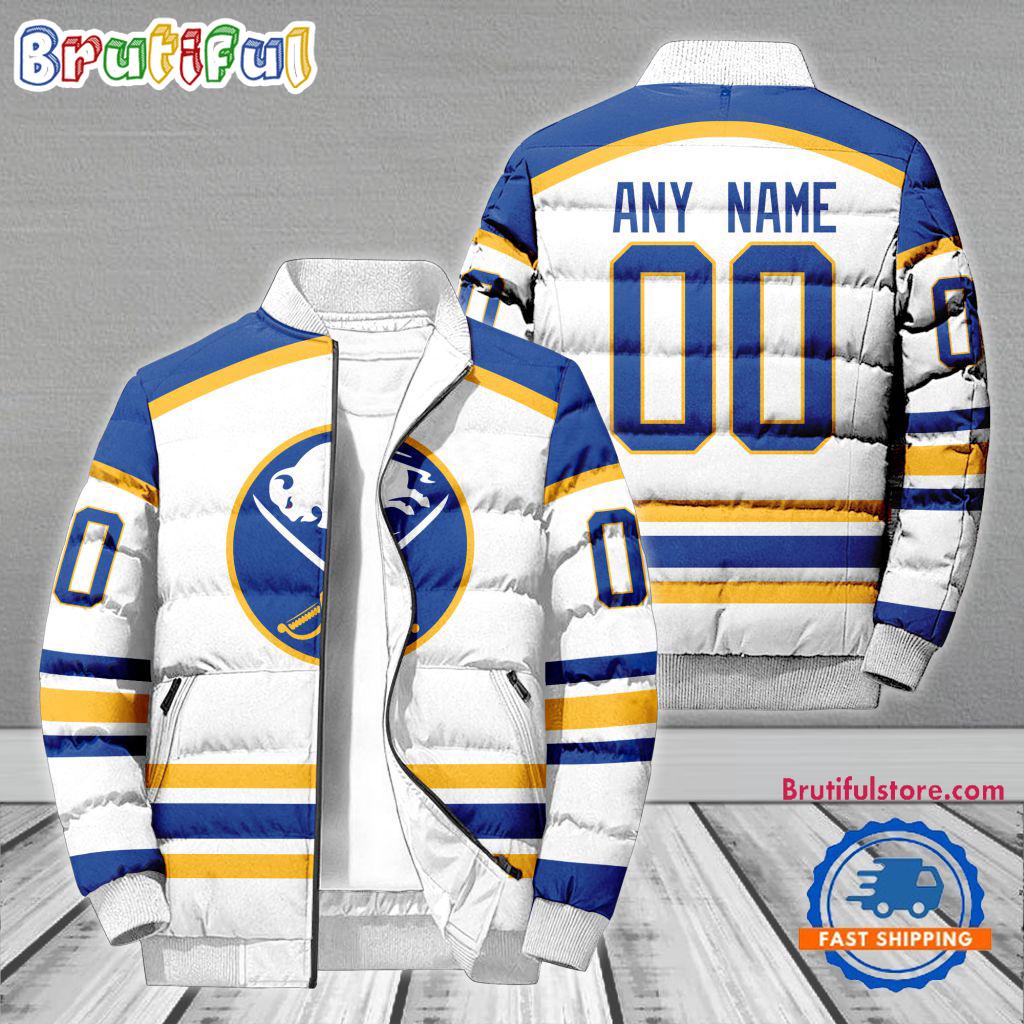 NHL Buffalo Sabres Hockey Team Personalized Away New Puffer Jacket