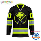 NHL Buffalo Sabres Honoring Firefighters Lace Hockey Jersey