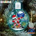 NHL Buffalo Sabres Personalized Santa Claus Hockey Team Logo Christmas Led Acrylic Ornament