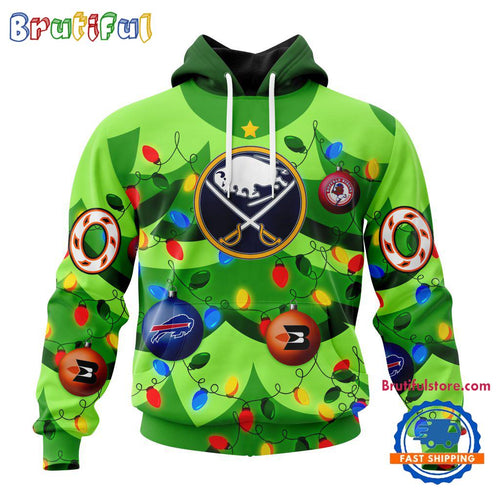 NHL Buffalo Sabres Specialized Christmass Tree Color And City’s Sport Teams Hoodie, Sweatshirt, T Shirt