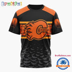 NHL Calgary Flames Halloween Design Personalized Hoodie, T Shirt, Sweatshirt