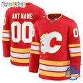 NHL Calgary Flames Home Premium Custom Hockey Jersey