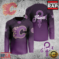 NHL Custom Name Number Calgary Flames Prince New Design Hockey Jersey