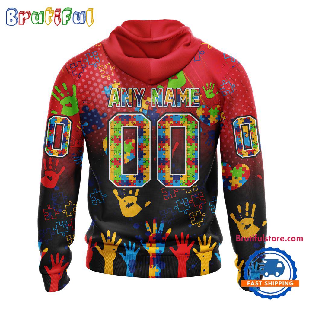 NHL Calgary Flames Special Autism Awareness Personalization Hoodie, TShirt, Sweatshirt