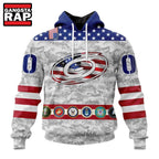 NHL Carolina Hurricanes Armed Forces Appreciation Design Hoodie, T Shirt