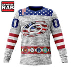 NHL Carolina Hurricanes Armed Forces Appreciation Design Hoodie, T Shirt