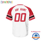 NHL Carolina Hurricanes Hockey Team Design V-neck Mesh Short Sleeve Jersey