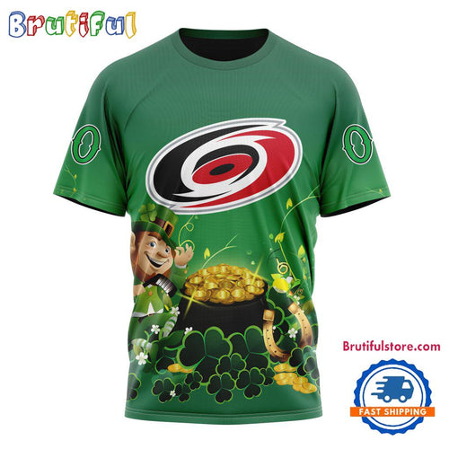 NHL Carolina Hurricanes Personalize St. Patrick’s Day Hockey Team T Shirt, Hoodie, Sweatshirt