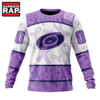 NHL Carolina Hurricanes Special Lavender Fight Cancer Hoodie, T Shirt