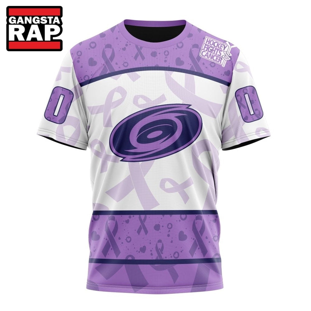 NHL Carolina Hurricanes Special Lavender Fight Cancer Hoodie, T Shirt