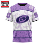 NHL Carolina Hurricanes Special Lavender Fight Cancer Hoodie, T Shirt