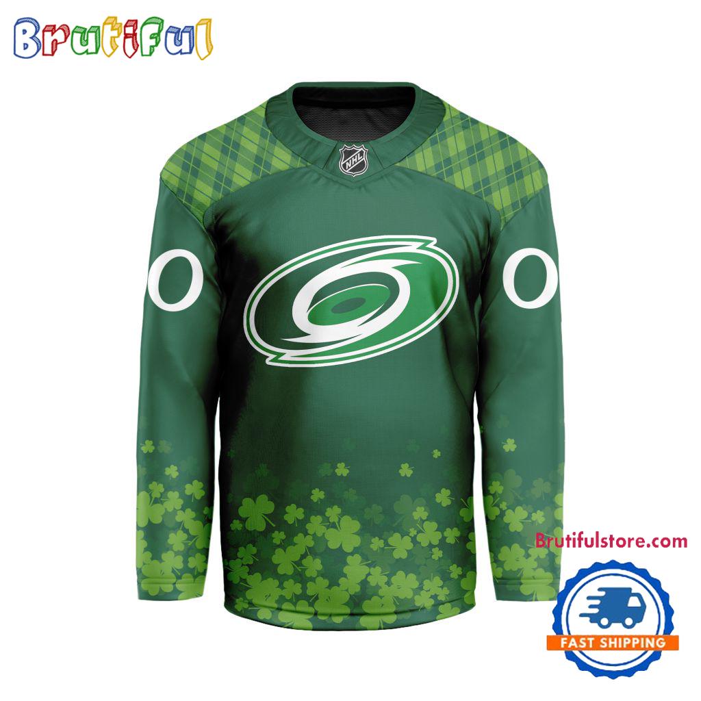 NHL Carolina Hurricanes St.Patrick’s Day New Design Hockey Jersey