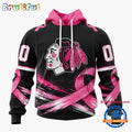 NHL Chicago Blackhawks 2026 Hockey Pink Fights Breast Cancer Design Hoodie, TShirt, Sweatshirt