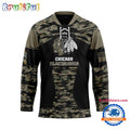 NHL Chicago Blackhawks Custom Honoring Veterans Camo Hockey Jersey