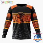 NHL Chicago Blackhawks Halloween Design Personalized Hoodie, T Shirt, Sweatshirt